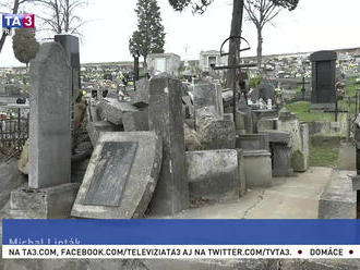 Zdevastovaný historický cintorín chce obec obnoviť