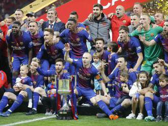 Barcelona suverénne vyhrala finále Copa del Rey, kapitán Iniesta sa rozhoduje o odchode do Číny