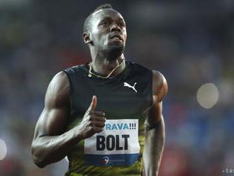 Bolt trénoval s nórskym futbalovým tímom IF Strömsgodset