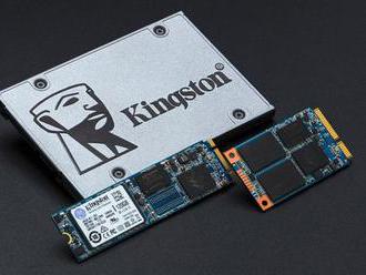 3D NAND TLC, 256-bit AES šifrování, až 960 GB, 3 formáty instalace, Kingston SSD UV500