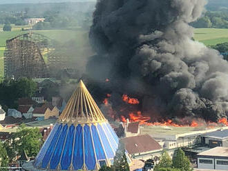 Hatalmas tűz volt a legnagyobb német vidámparkban