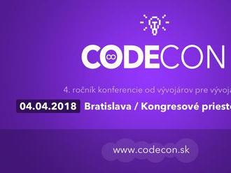 CodeCon 2018 / Konferencia od vývojárov pre vývojárov