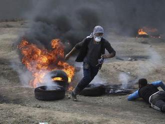 Protiizraelské protesty v Gaze si vyžiadali ďalších 86 zranených