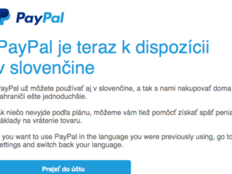 Tip: PayPal je už aj v slovenčine. Naučíme vás ako ho používať