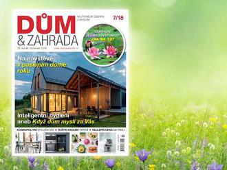 První prázdninové číslo časopisu Dům&Zahrada je na stáncích