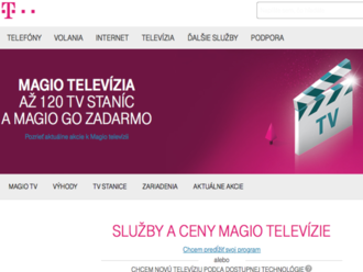 Operátori: Telekom zvyšuje ceny pevného internetu aj televízie