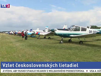 Vzlietlo 100 československých lietadiel, chceli si uctiť vtedajších výrobcov