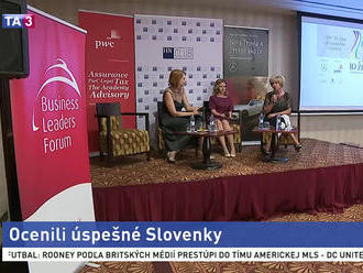 Ocenili ženy slovenského biznisu, zamerali sa aj na diskrimináciu
