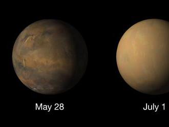 Opportunity sa ozve až v septembri, NASA ukázala celý Mars v prachu