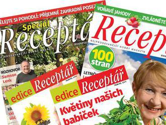 Časopis Receptář mění majitele. Vltava Labe Media získá přes 50 tisíc předplatitelů