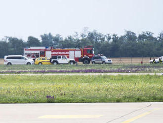 Na bratislavskom letisku pristálo lietadlo bez podvozku