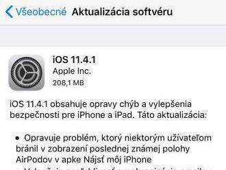 Neinštalujte si iOS 11.4.1!