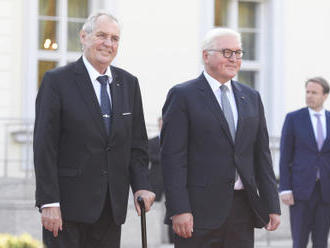 Zemana přijal Steinmeier, jednat dnes bude i s Merkelovou