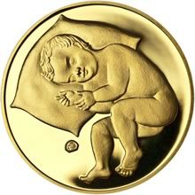 Zlatá mince pro miminko – symbolická investice do života
