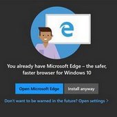 Microsoft varování před instalací jiných prohlížečů na podzim nenasadí