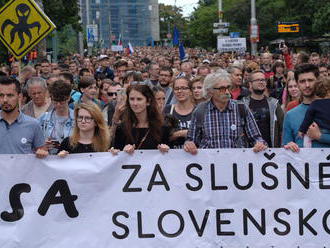 V piatok 28. septembra bude Bratislava opäť pochodovať Za slušné Slovensko