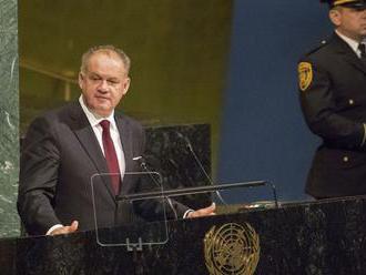 Prezident Kiska sa v prejave v OSN zameria aj na zodpovednosť lídrov
