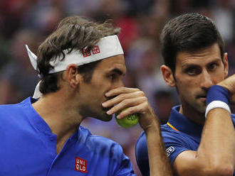 Prekvapenie! Federer s Djokovičom prehrali v debli. Európa aj tak vedie 3:1
