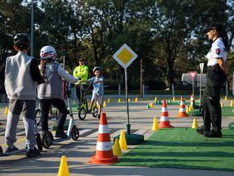 Záver týždňa mobility patril deťom, učili sa dopravné predpisy