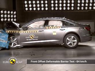 EuroNCAP crashtest Audi A6 ukázal bezpečnosť novej limuzíny