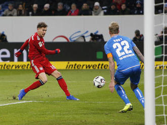 Bayern vstoupil do druhé části bundesligy výhrou nad Hoffenheimem