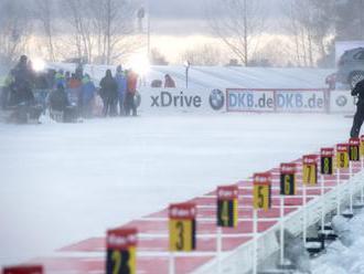 Stredajší šprint biatlonistov v Ruhpoldingu zrušili pre prívaly snehu