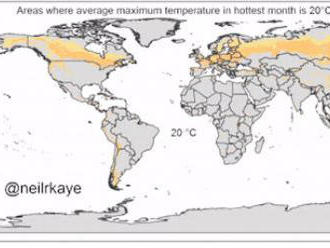 Hol mennyire van meleg az év legmelegebb hónapjában?