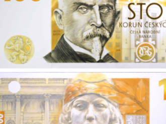 Stoletá koruna. ČNB vydá první pamětní bankovku a vystaví stomilionovou minci