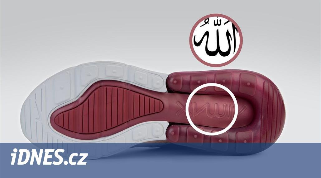 Muslimové kritizují design bot Nike, prý na podrážce zobrazují Alláha