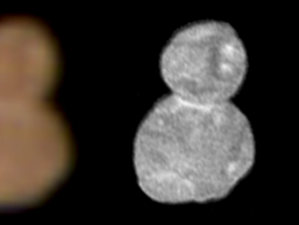 Planétka podobná snehuliakom. NASA zverejnila prvý ostrý záber Ultima Thule