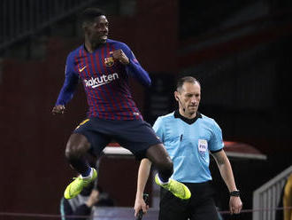 Video: Dembélé bude chýbať v zostave FC Barcelona, nešťastne sa zranil v zápase La Ligy