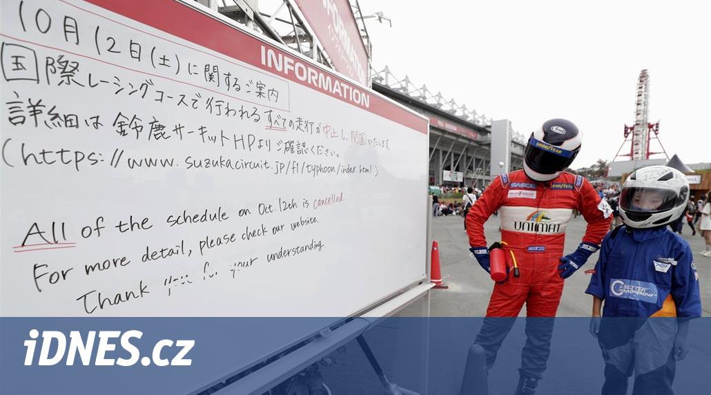 Kvůli tajfunu se kvalifikace Velké ceny Japonska F1 pojede až v neděli