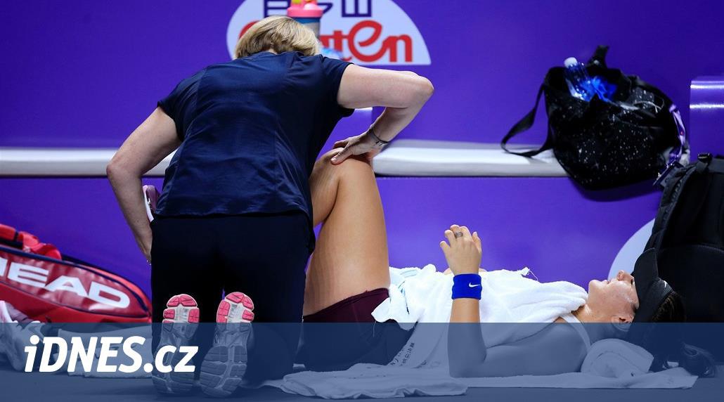 Andreescuová na Masters kvůli zranění dohrála. Nahradí ji Keninová