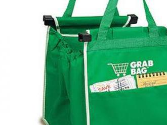Grab Bag ekologická taška do nákupného vozíka 2ks. Vyhnete sa neporiadku vo vozíku.
