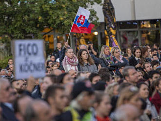 Protesty Za slušné Slovensko pokračujú, dôvodom je kauza Gorila