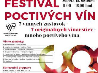 Festival poctivých vín - Bojnice 2019