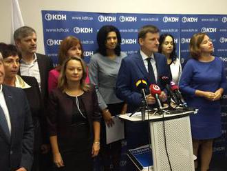 KDH predstavilo svoj volebný program