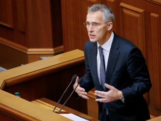 Šéf NATO vyzval Rusko, aby sa stiahlo z východu Ukrajiny