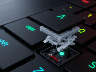 Razer má klávesnicu s optickými snímačmi pod klávesami