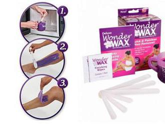 Zázračný vosk Wonder Wax je unikátny produkt, ktorý depiluje rýchlo a bez bolesti.