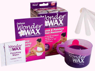 Zázračný vosk Wonder Wax depiluje rýchlo a bez bolesti. Perfektné výsledky až osem týždňov.