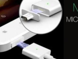 Magnetický nabíjací USB kábel. Magnetické rozhranie vyhľadá svoj náprotivok a spojí prídržnou silou.