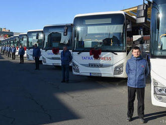 V okresoch Poprad, Levoča a Kežmarok bude jazdiť 15 nových autobusov