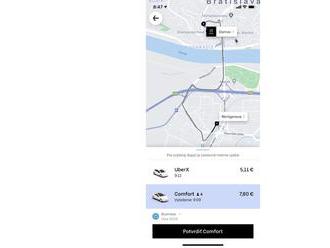 Uber spúšťa v Bratislave službu Comfort