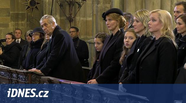 Ivana Gottová poděkovala prezidentu Zemanovi za pohřeb manžela Karla