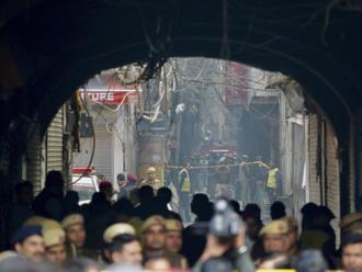 Velký požár v centru Dillí si vyžádal 43 mrtvých