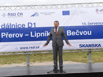 V Přerově bude zprovozněn nový úsek D1 do Lipníku