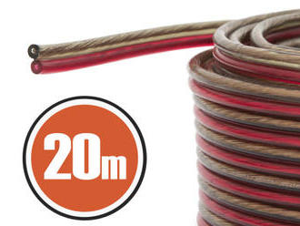 Reproduktorový kábel 20 m. 