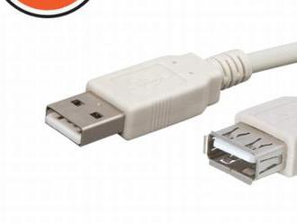 Praktická USB predlžovačka v dĺžke 3,0 m a v bielej farbe.