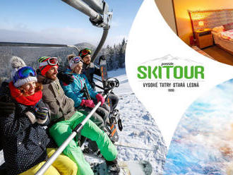 Vysoké Tatry: Zimný pobyt v Penzióne Skitour**+ na 4 dni s kúpaním v AquaCity Poprad.